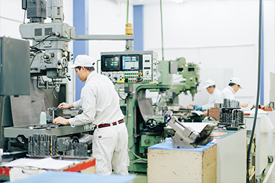 工場における生産性向上、業務改善・効率化に貢献